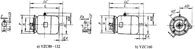 YZCϵеஐ늄әCγߴ磨H80160mm